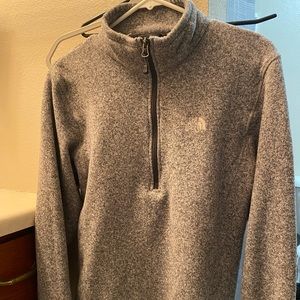 TNF Gray 1/4 Zip